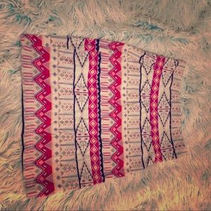 MOVING SALE! Pink and creme pencil skirt